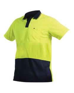 Bison Day Only Polyester Polo, Mens